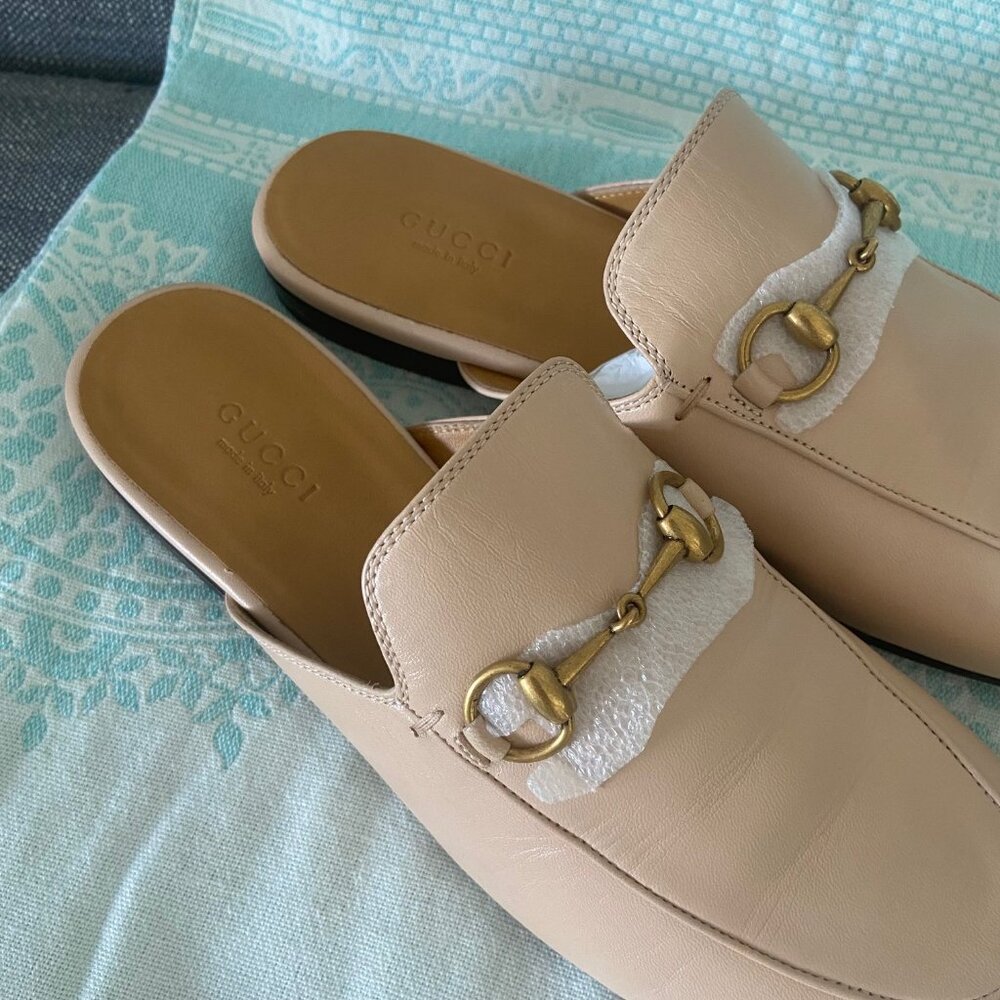Brand New Gucci Women's Princetown Leather Mules - Picture 5 of 6